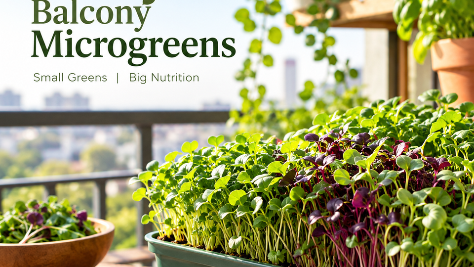 “What if you could grow fresh, nutritious greens at home without a garden?” - Cover Image